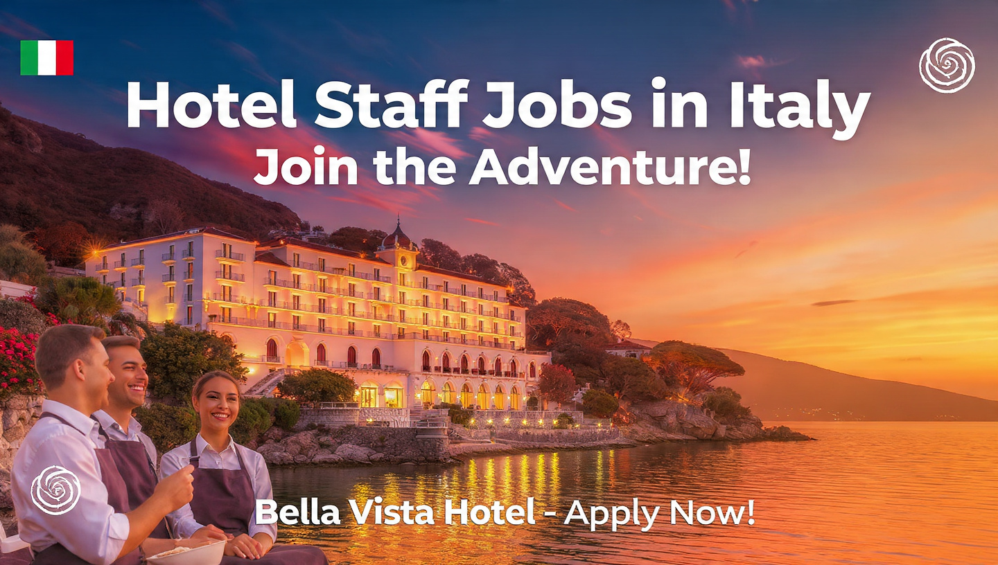 Exciting Hotel Staff Jobs in Italy