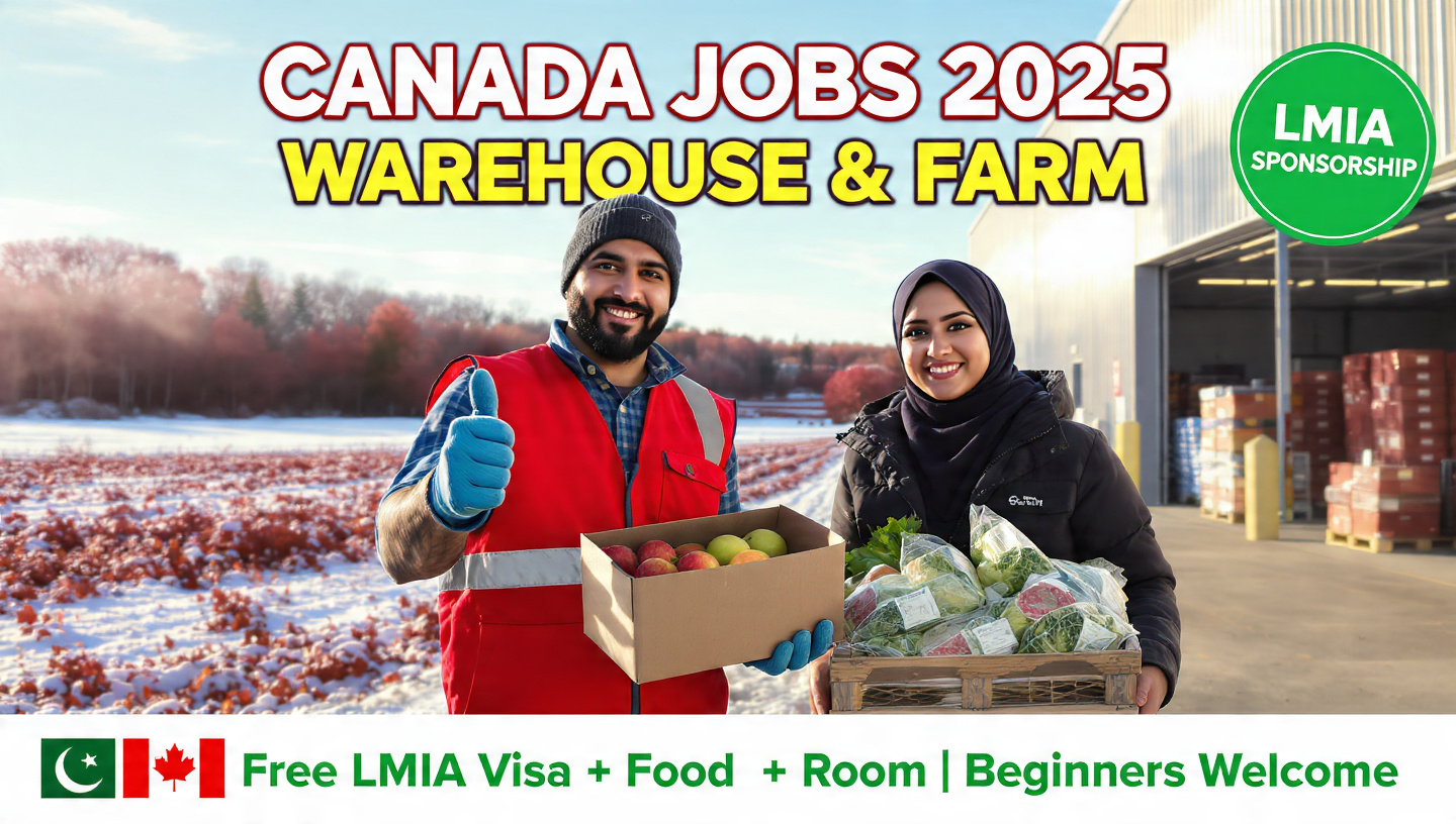 Warehouse and Farm Jobs in Canada