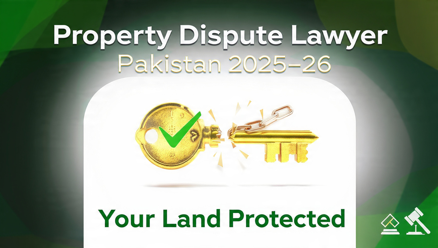 Property Dispute Lawyer Pakistan 2025-26