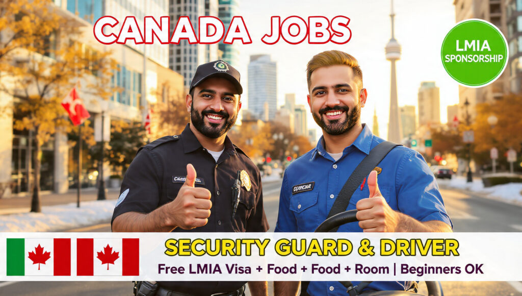 Security Guard and Driver Jobs in Canada 2025 – LMIA Sponsorship Available