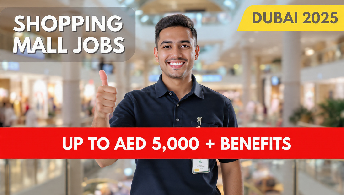 Shopping Mall Jobs in Dubai: Front Office Ambassador Role at The Dubai Mall