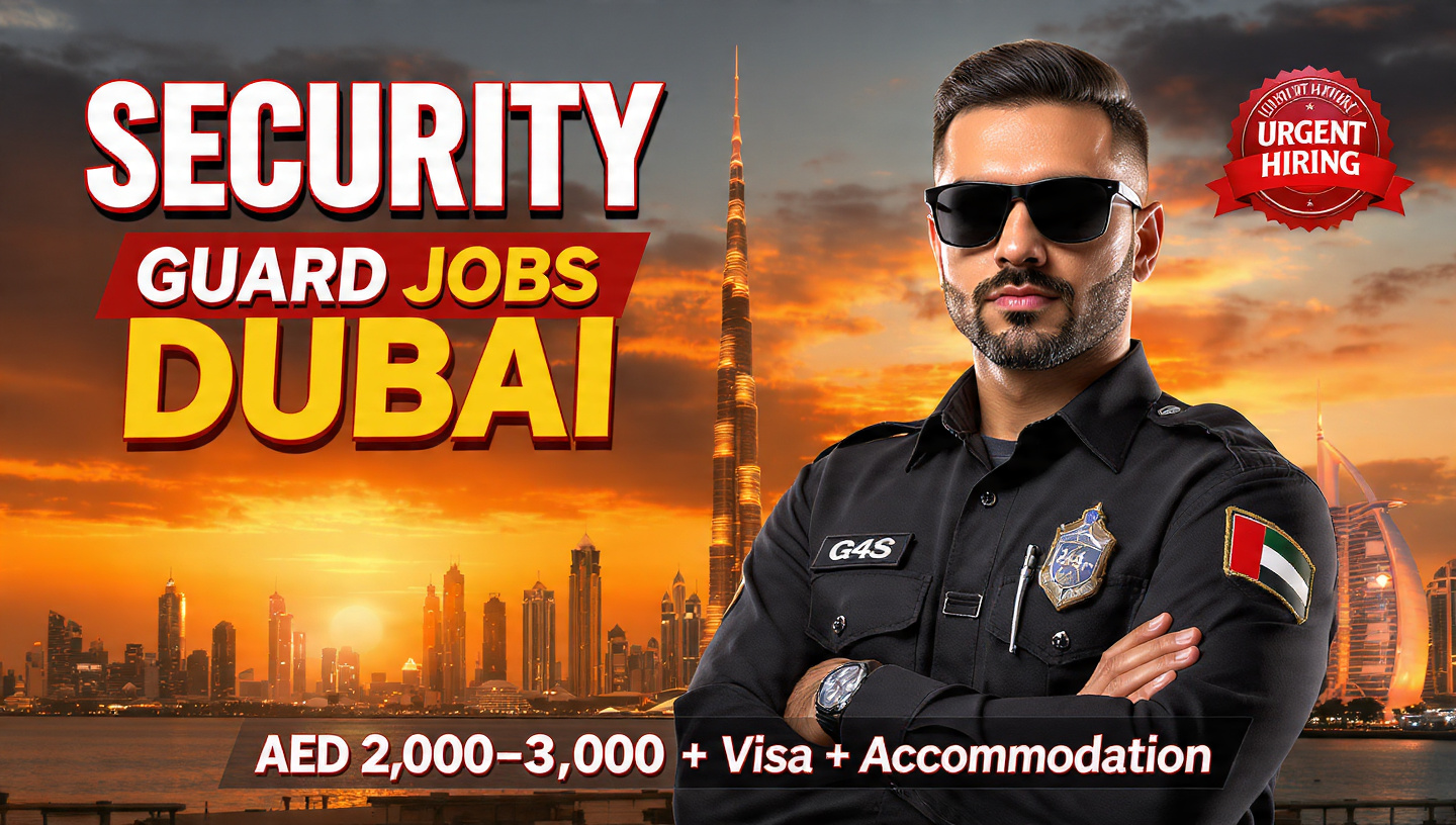 Security Guard Jobs in Dubai 2025 at G4S