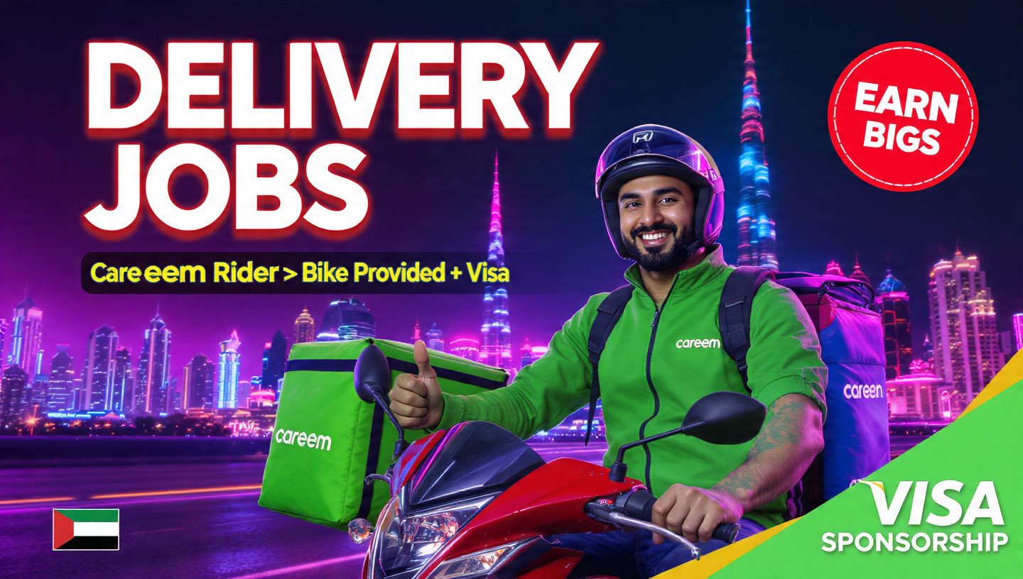 Delivery Rider Jobs in Dubai