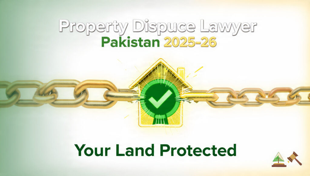 Property Dispute Lawyer Pakistan 2025-26 