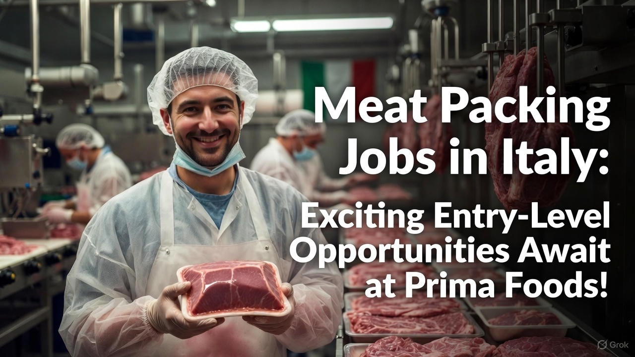 Meat Packing Jobs in Italy: Exciting Entry-Level Opportunities Await!