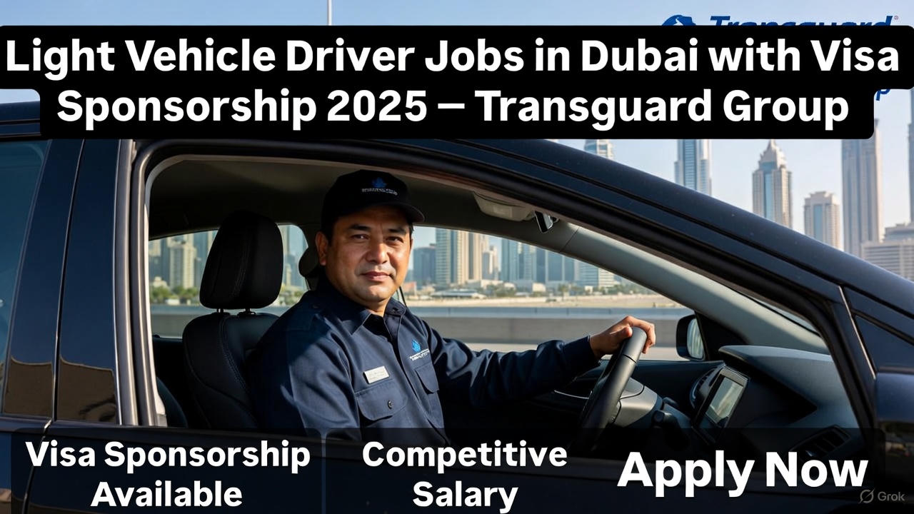 Light Vehicle Driver Jobs in Dubai