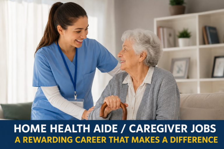 Home Health Aide / Caregiver Jobs in the USA