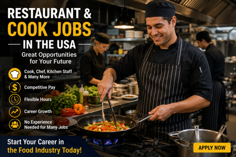 Restaurant & Cook Jobs in the USA: Salary, Requirements, Types of Jobs & Career Outlook