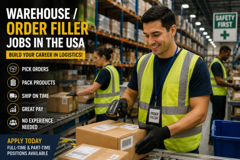 Warehouse / Order Filler Jobs in the USA: Salary, Requirements, Duties & Career Outlook