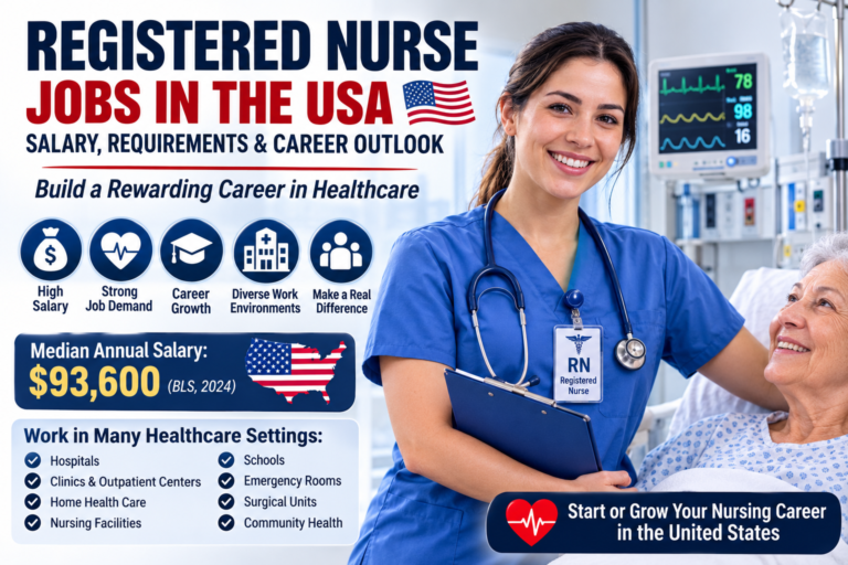 Registered Nurse (RN) Jobs in the USA: Salary, Requirements, Duties & Career Outlook